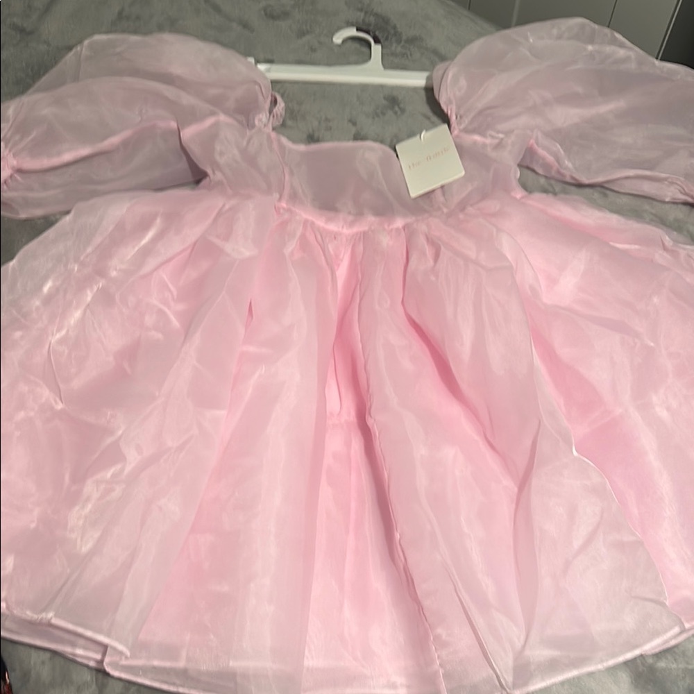Pink Puffy Dress